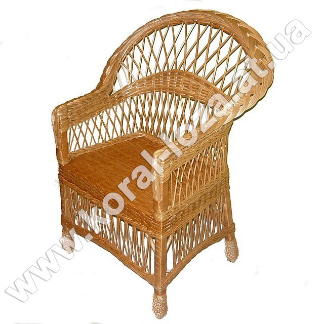 Кресло плетеное