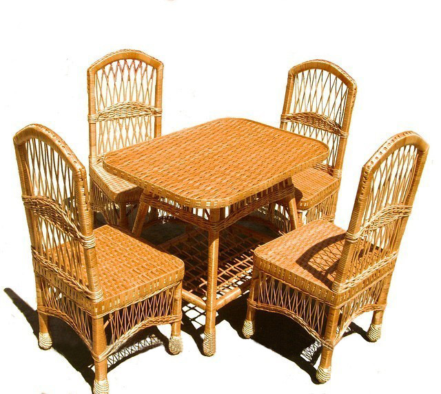Плетеная мебель из лозы (кресла без подлокотников)